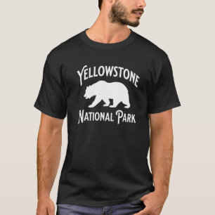 Yellowstone Nationalpark Wyoming Wanderbär Outdoo T-Shirt