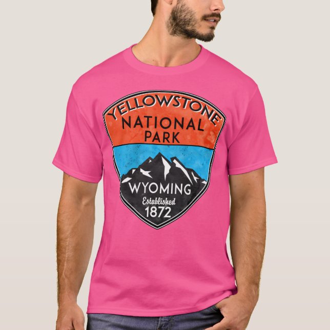 Yellowstone Nationalpark Wyoming Wanderung Hiker H T-Shirt (Vorderseite)