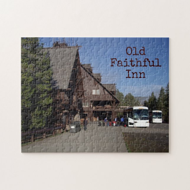 Yellowstone Old Faithouse Inn Puzzle Pittoresque (Horizontal)