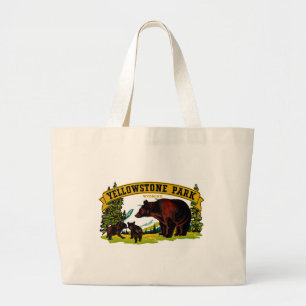 Yellowstone Park Jumbo Stoffbeutel