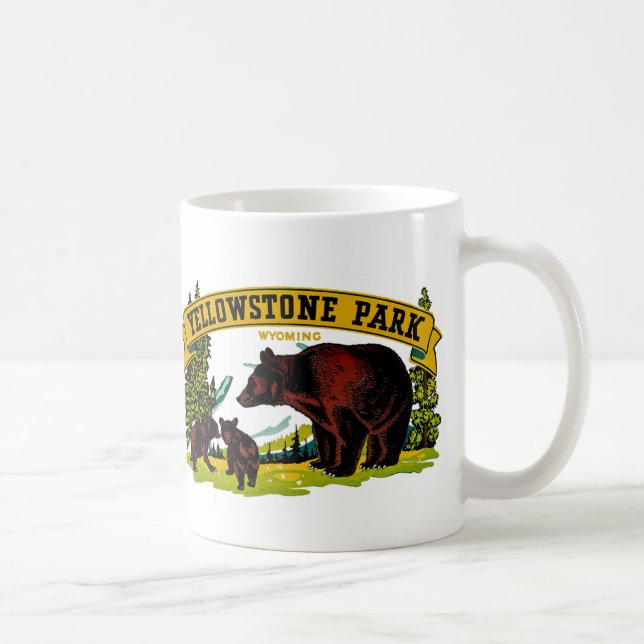 Yellowstone Park Kaffeetasse (Rechts)