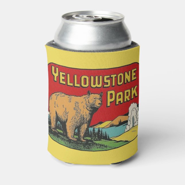 Yellowstone Park kann kühlen Dosenkühler (Kanne Rückseite)