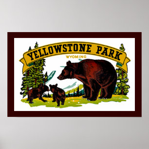 Yellowstone-Park Poster