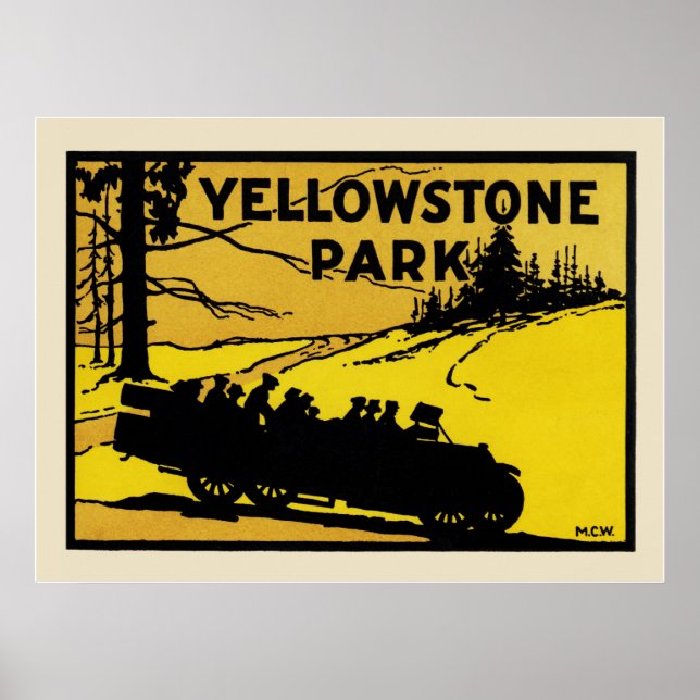 Yellowstone Park Poster (Vorne)