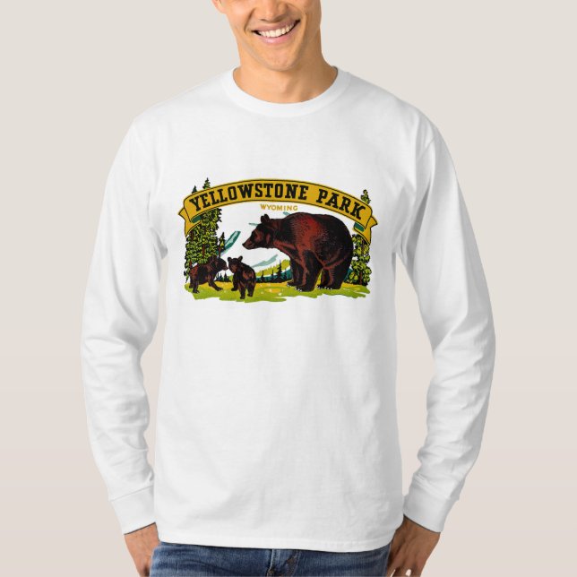 Yellowstone Park T-Shirt (Vorderseite)