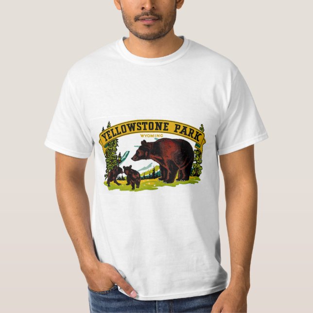 Yellowstone Park T-Shirt (Vorderseite)