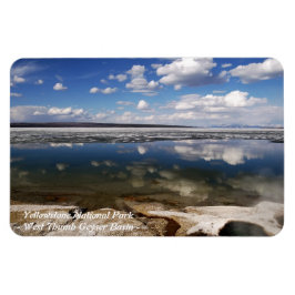 YELLOWSTONE-PARK, WESTdaumen-GEYSIR-BECKEN (2) Magnet