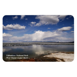 YELLOWSTONE-PARK, WESTdaumen-GEYSIR-BECKEN (3) Magnet