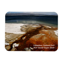 YELLOWSTONE-PARK, WESTdaumen-GEYSIR-BECKEN (4) Magnet