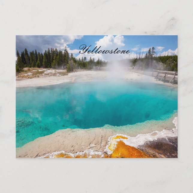 YELLOWSTONE POSTCARD POSTKARTE (Vorderseite)