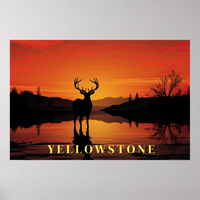 Yellowstone Poster Art (Vorne)