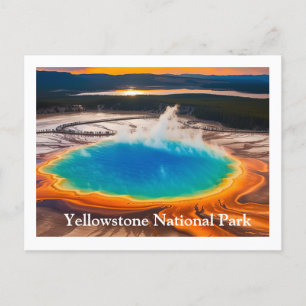 Yellowstone Postkarte