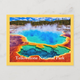 Yellowstone Postkarte
