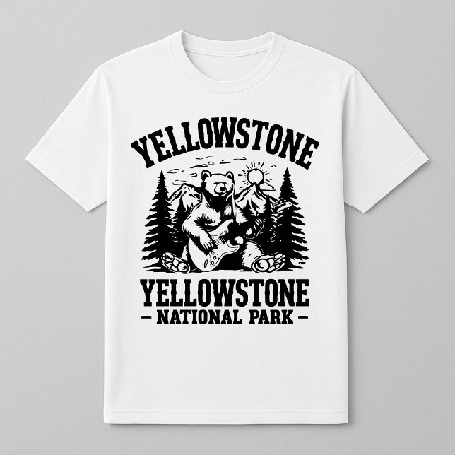 Yellowstone Rock and Roll Bear T-Shirt (Von Creator hochgeladen)