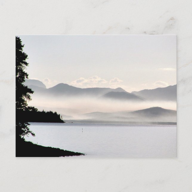 Yellowstone-See Postkarte (Vorderseite)