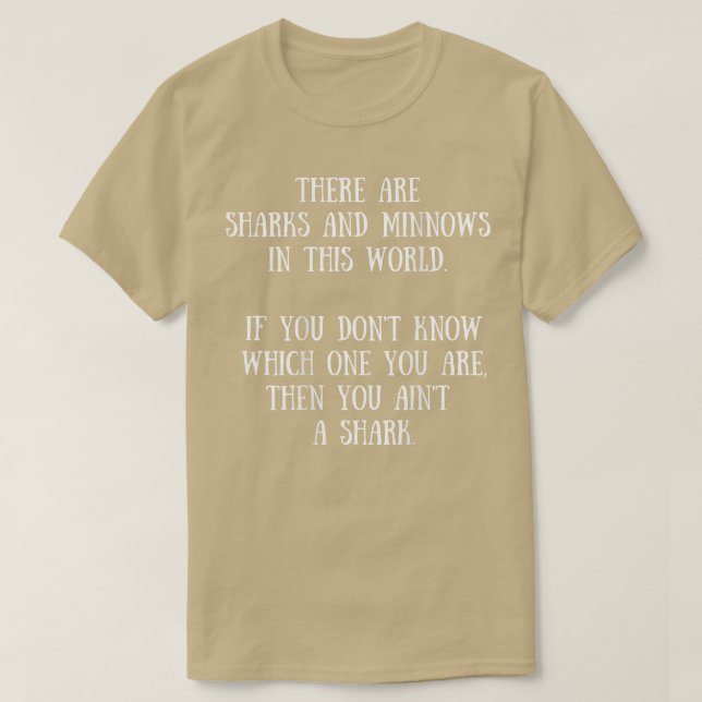 Yellowstone Shark Minnow Fisherman Rip Jimmy Funny T-Shirt (Design vorne)