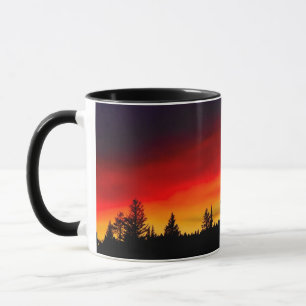 Yellowstone-Sonnenuntergang Tasse