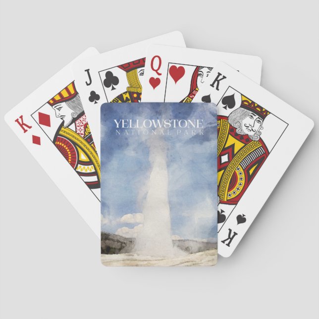 Yellowstone Spielkarten, Nationalpark Deck Spielkarten (Rückseite)