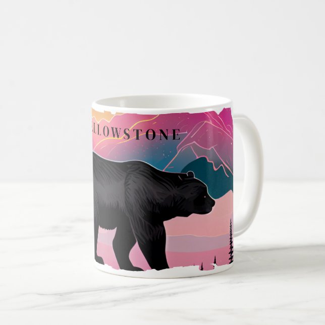 Yellowstone-Tasse Kaffeetasse (VorderseiteRechts)