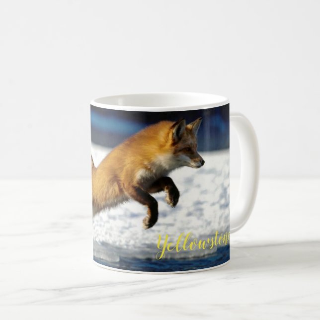 Yellowstone Tasse-Red Fox Kaffeetasse (VorderseiteRechts)