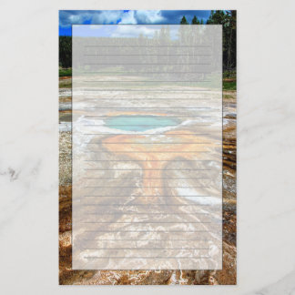 Yellowstone-Thermalpool Briefpapier