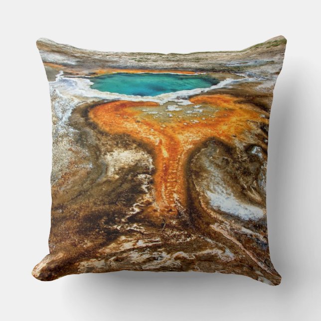 Yellowstone-Thermalpool Kissen (Vorderseite)
