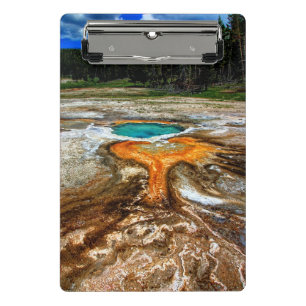 Yellowstone-Thermalpool Mini Klemmbrett