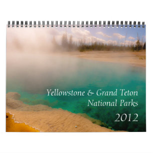 Yellowstone u. großartige Teton Nationalparks 201 Kalender