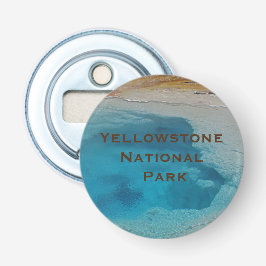 Yellowstone Unique Blue Pool Foto Nationalpark Flaschenöffner