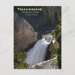 Yellowstone - Unterer Wasserfall Brink Postkarte