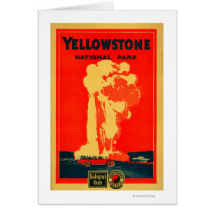 Yellowstone, vieille affiche fidèle de la