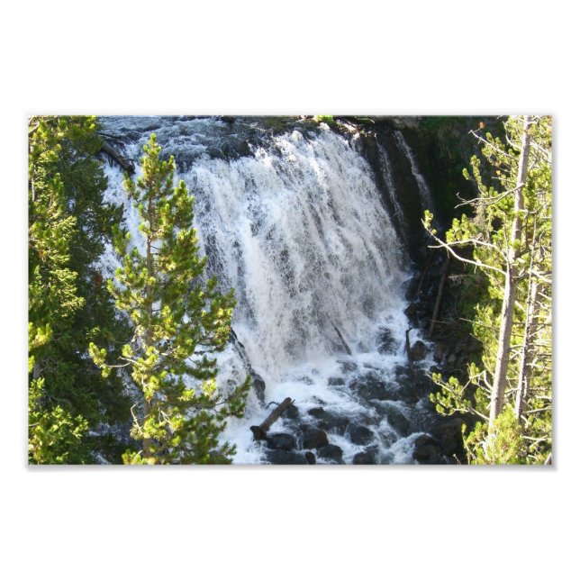 Yellowstone Wasserfall Fotodruck (Vorne)