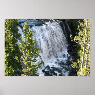 Yellowstone Wasserfall Poster