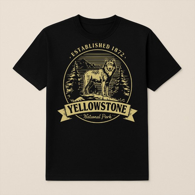 Yellowstone Wolf T - Shirt (Von Creator hochgeladen)