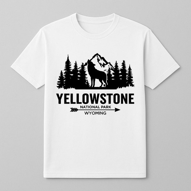 Yellowstone Wolf Wyoming T - Shirt (Von Creator hochgeladen)