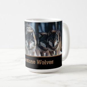 Yellowstone Wölfe Kaffeepause Tasse