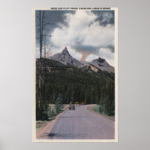 Yellowstone, WY - Index u. Pilotspitzen, Cooke Poster