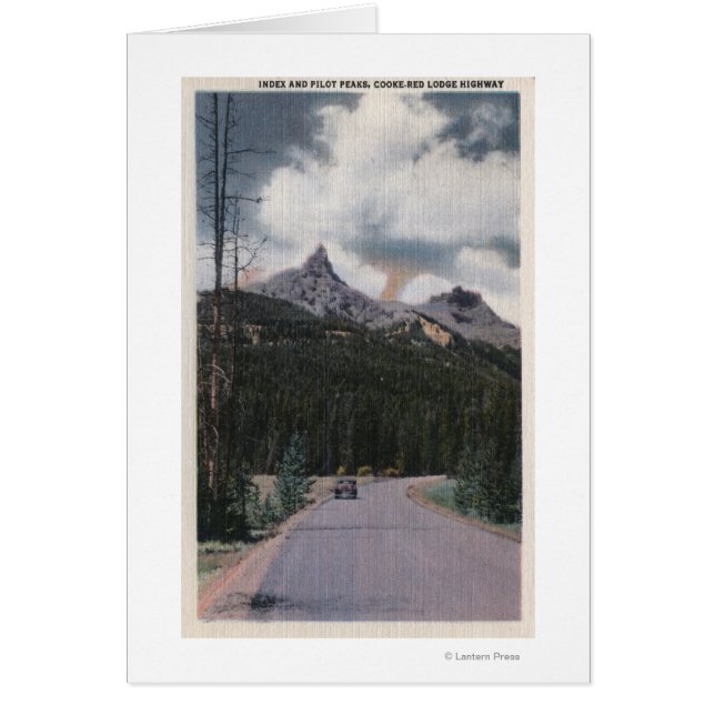 Yellowstone, WY - Index- und Pilot-Peaks, Cola (Vorne)