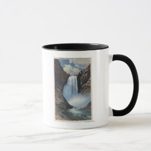 Yellowstone, WYLower fällt von unterhalb der Tasse