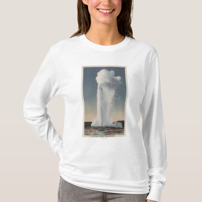 Yellowstone, WYView des alten zuverlässigen T-Shirt (Vorderseite)