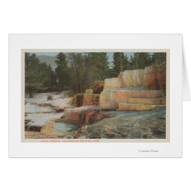Yellowstone, WYView of Angel Terrace (Vorderseite (Horizontal))