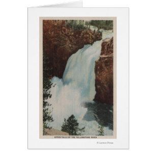 Yellowstone, WYView of Yellowstone River Falls