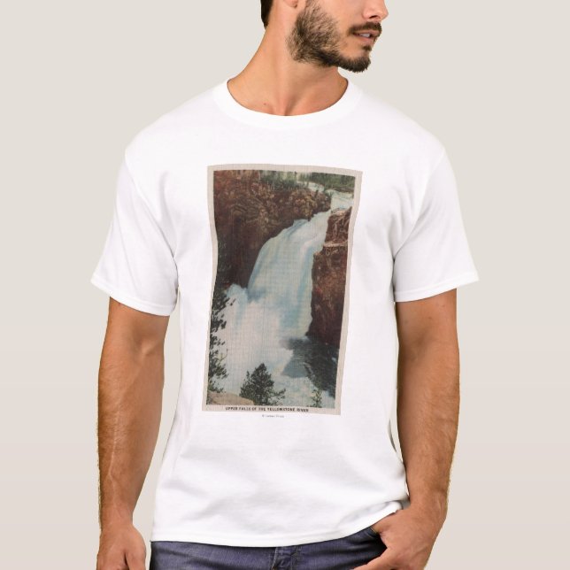Yellowstone, WYView von Yellowstone River Fällen T-Shirt (Vorderseite)