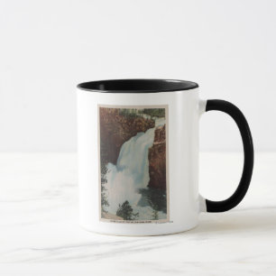 Yellowstone, WYView von Yellowstone River Fällen Tasse