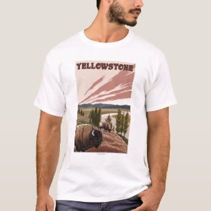 YellowstoneBison Szene T-Shirt