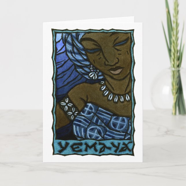 Yemaya Greeting Card Karte (Vorderseite)