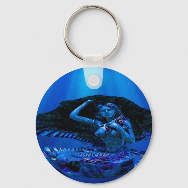 YEMAYA OLOKUN SIRENA SCHLÜSSELANHÄNGER (Vorderseite)