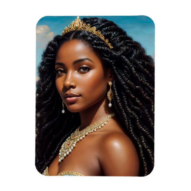 Yemaya Orisha Water Goddess Art Magnet (Vertikal)