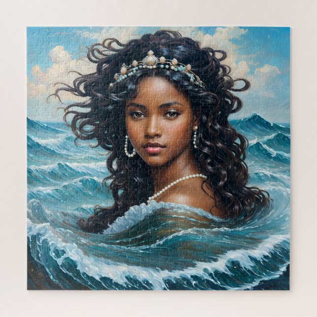 Yemaya Orisha Water Goddess Oceancore Ästhetik (Vertikal)