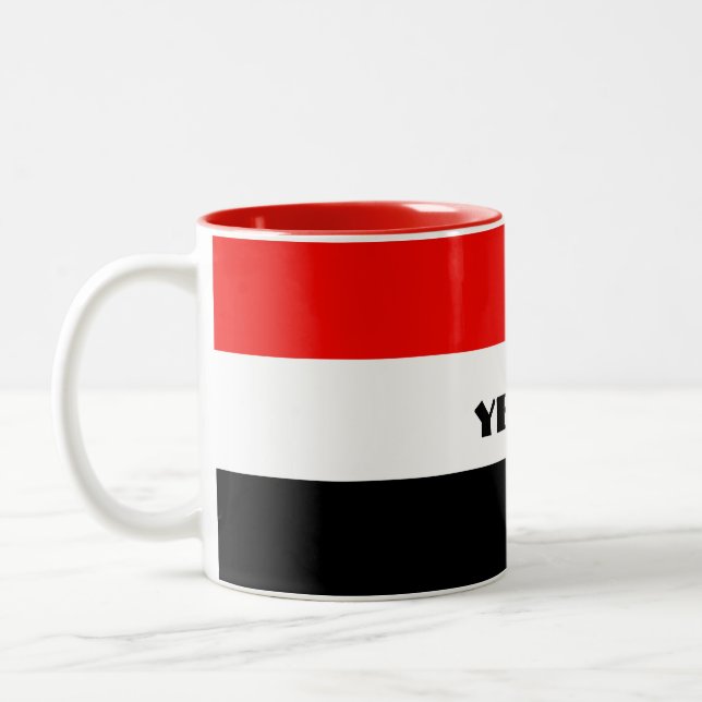 YEMEN Special Tourist Geschenk klassisch individue Zweifarbige Tasse (Links)